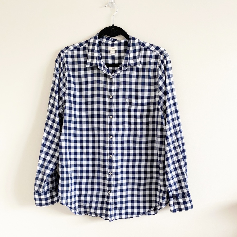 J Crew plaid top